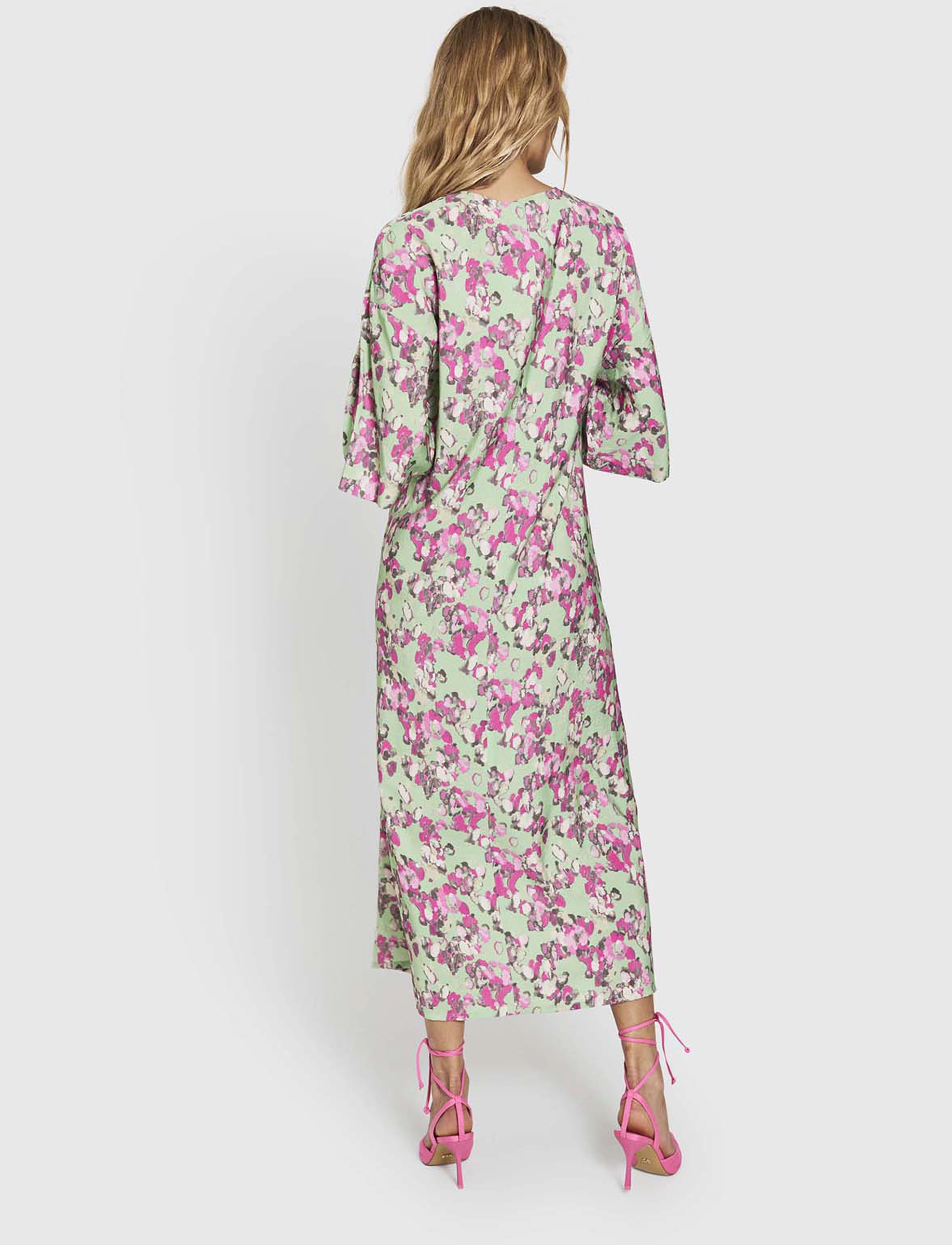 NORR - Alyssa V-neck dress - meadow print - 3