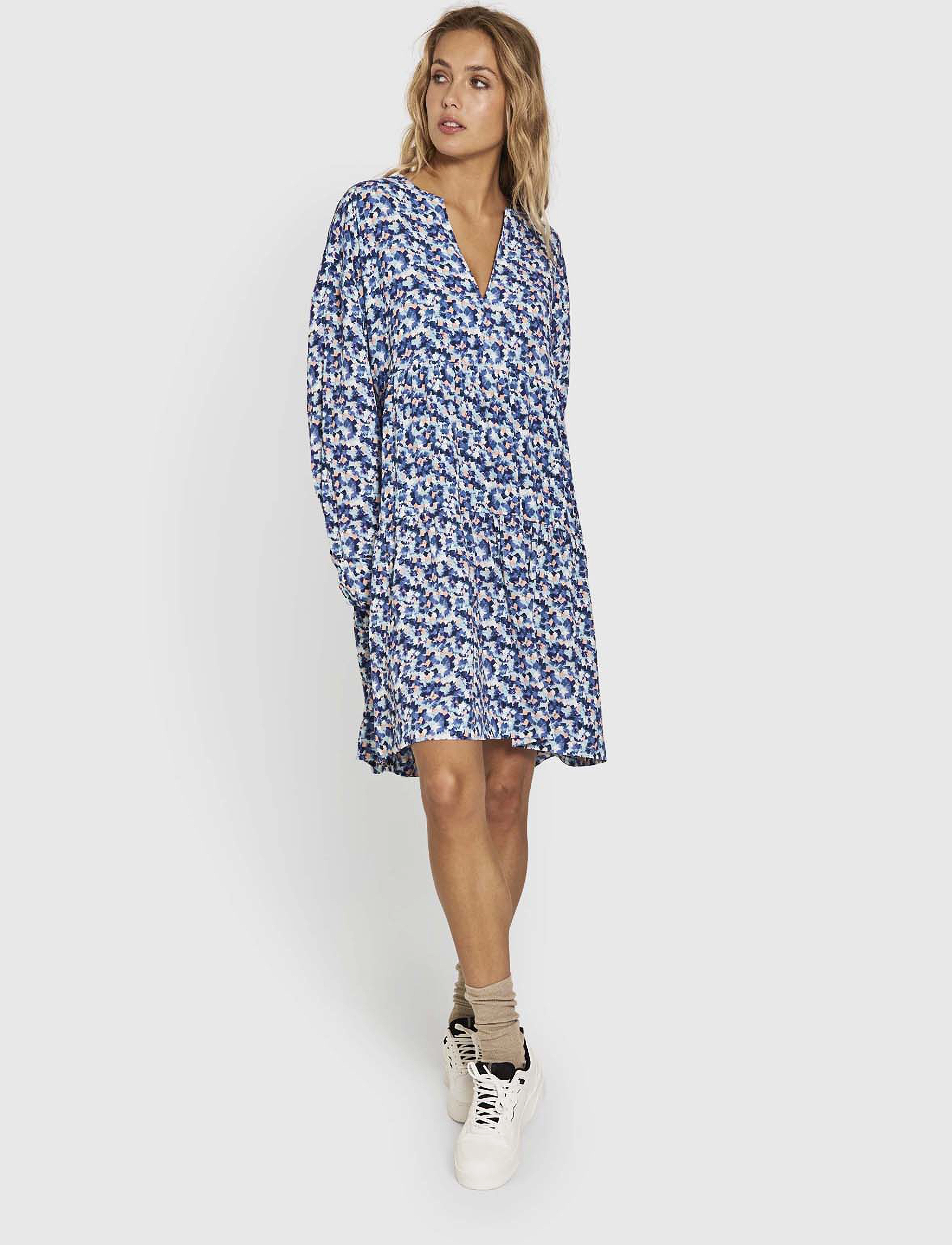 NORR Bomba Short Dress, 38, Blue, Kjoler > Kort Kjole, Dame