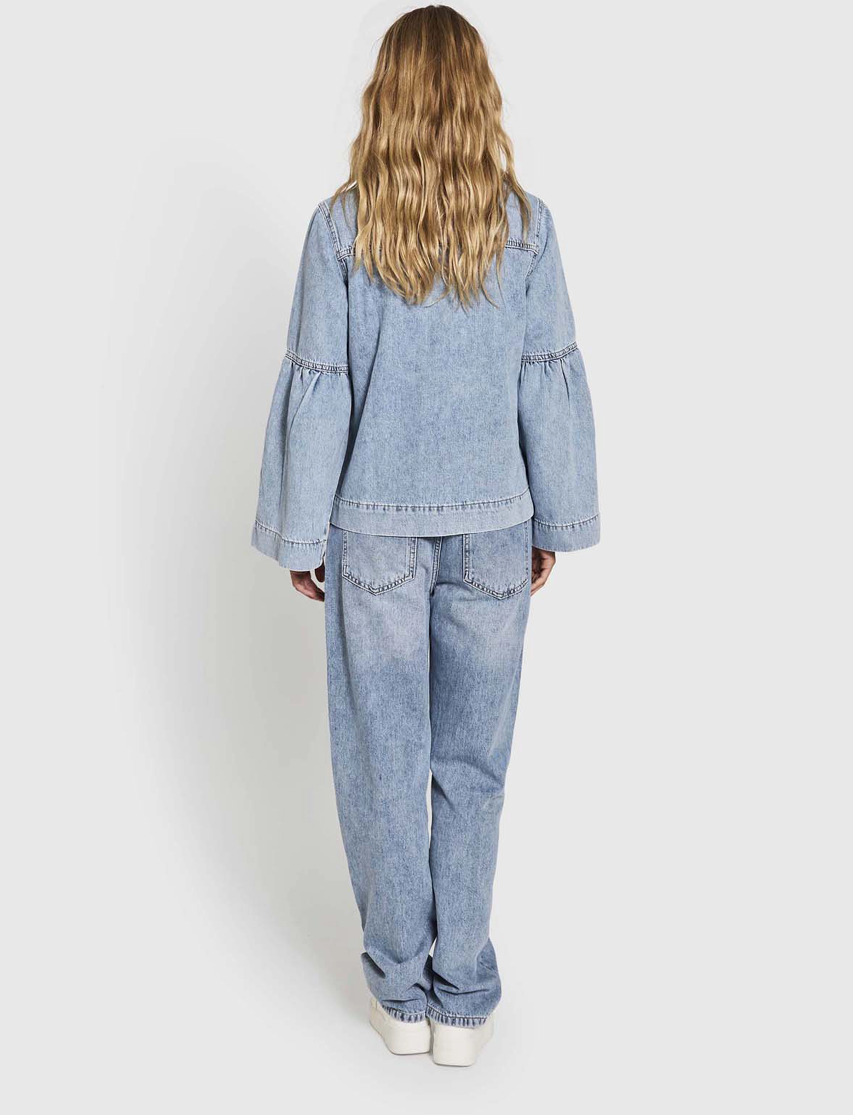 NORR - Hannali denim jacket - light blue wash - 3
