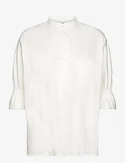 NORR - Kaela shirt - blouses korte mouwen - white - 0