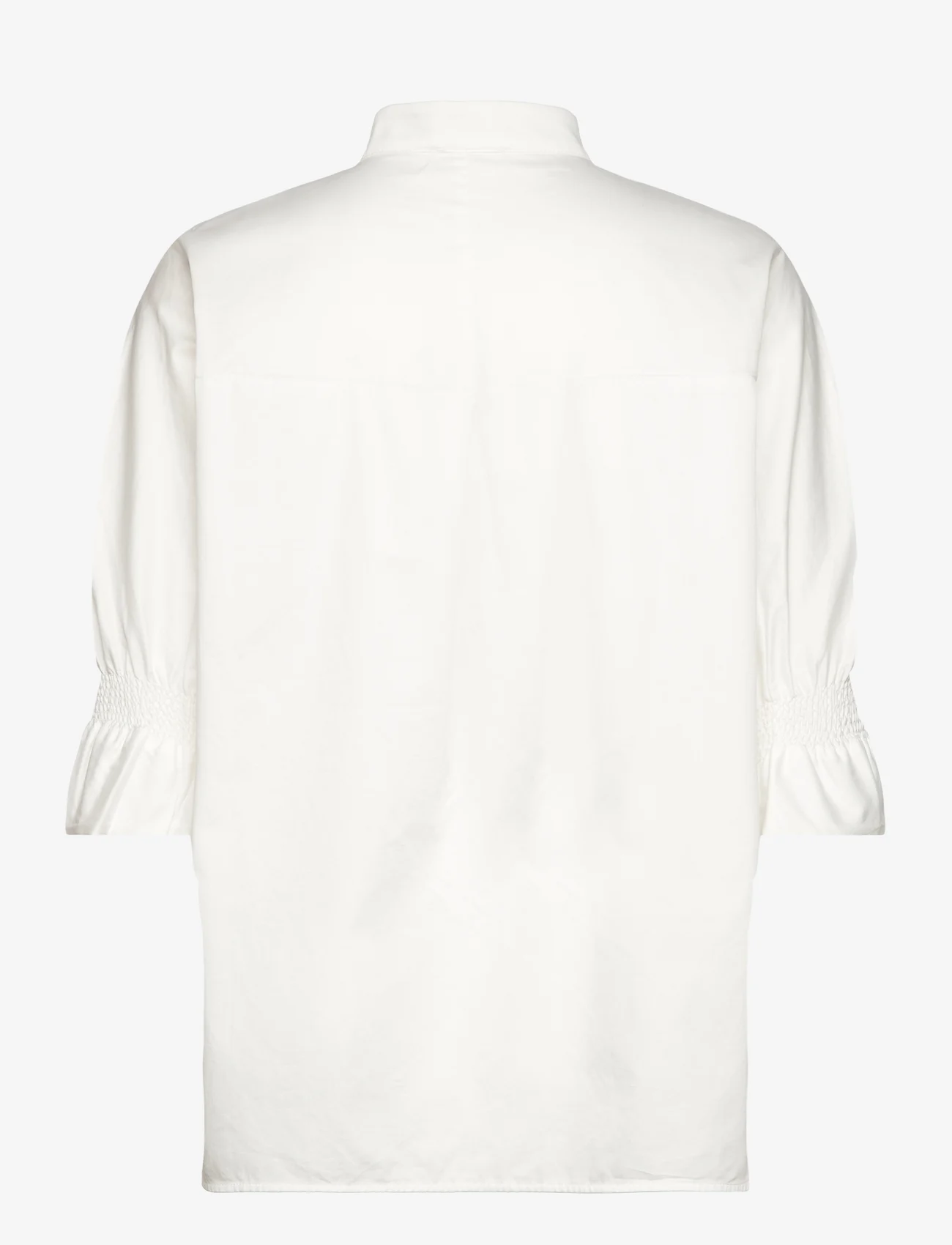 NORR - Kaela shirt - palaidinės trumpomis rankovėmis - white - 1