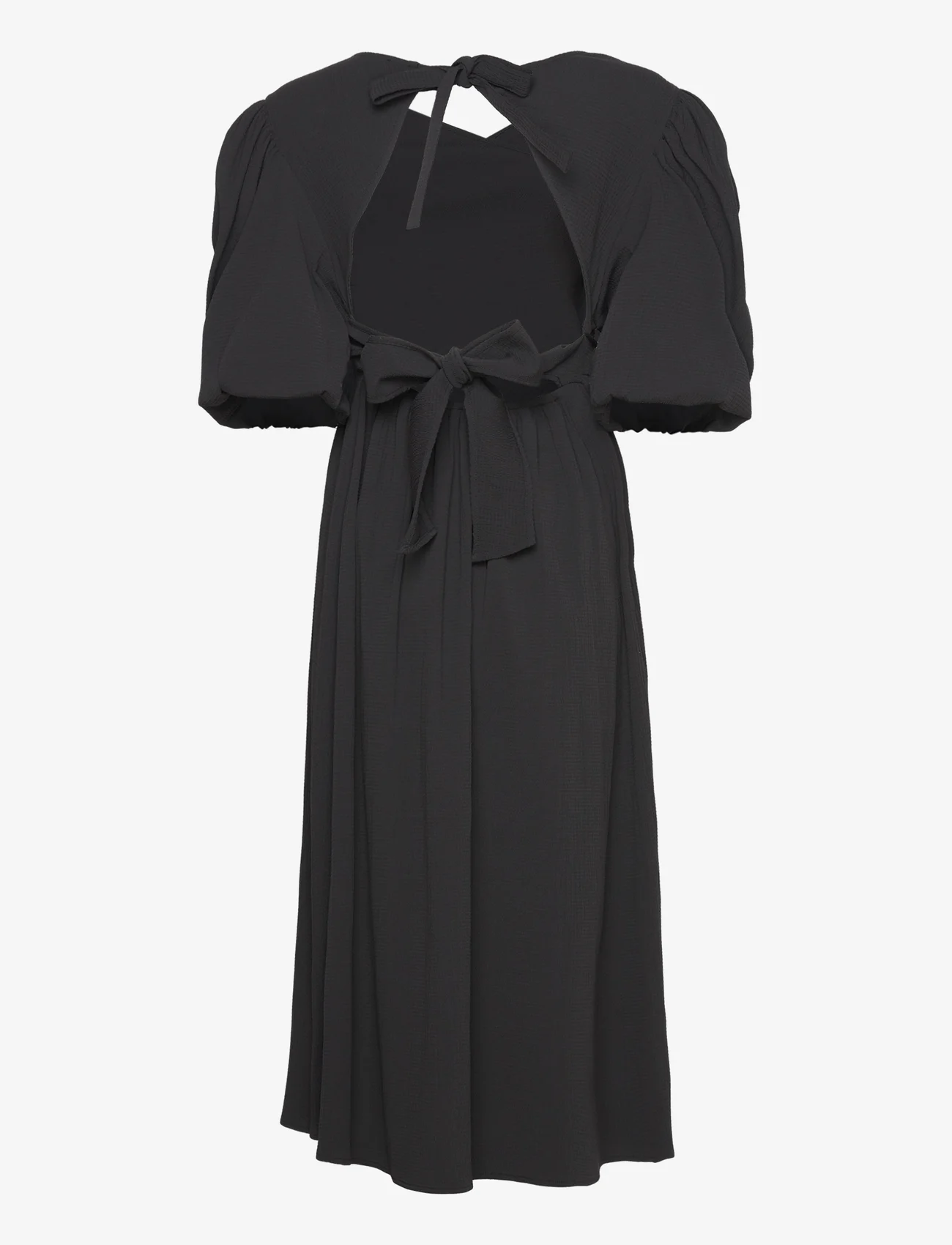 NORR - Lamara dress - midi dresses - black - 1