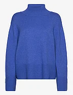 Lindsay WS knit top - BLUE