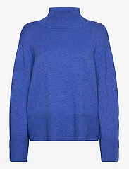NORR - Lindsay WS knit top - džemperi ar augstu apkakli - blue - 0