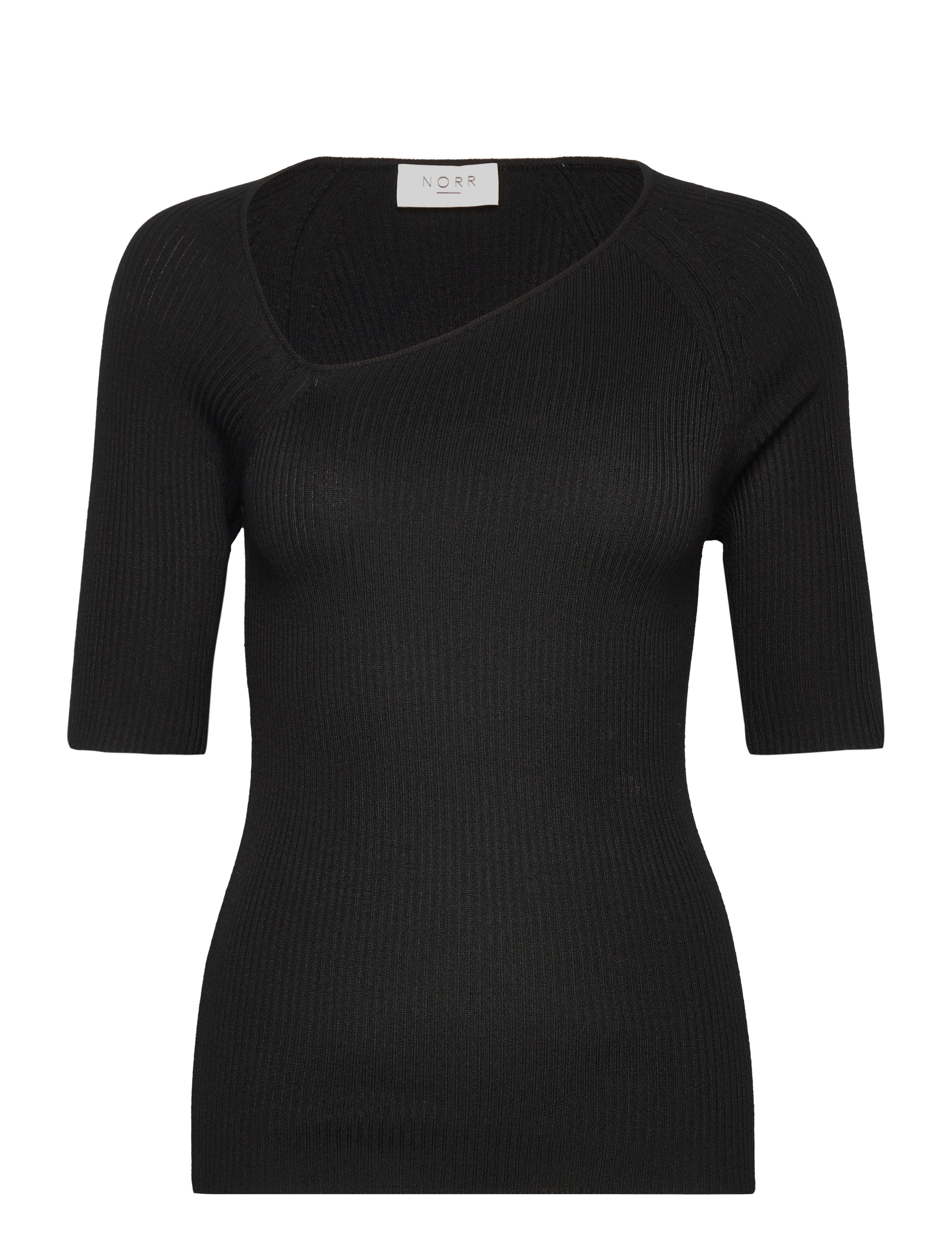 NORR Sherry Knit Tee Schwarz - 34 - Damen