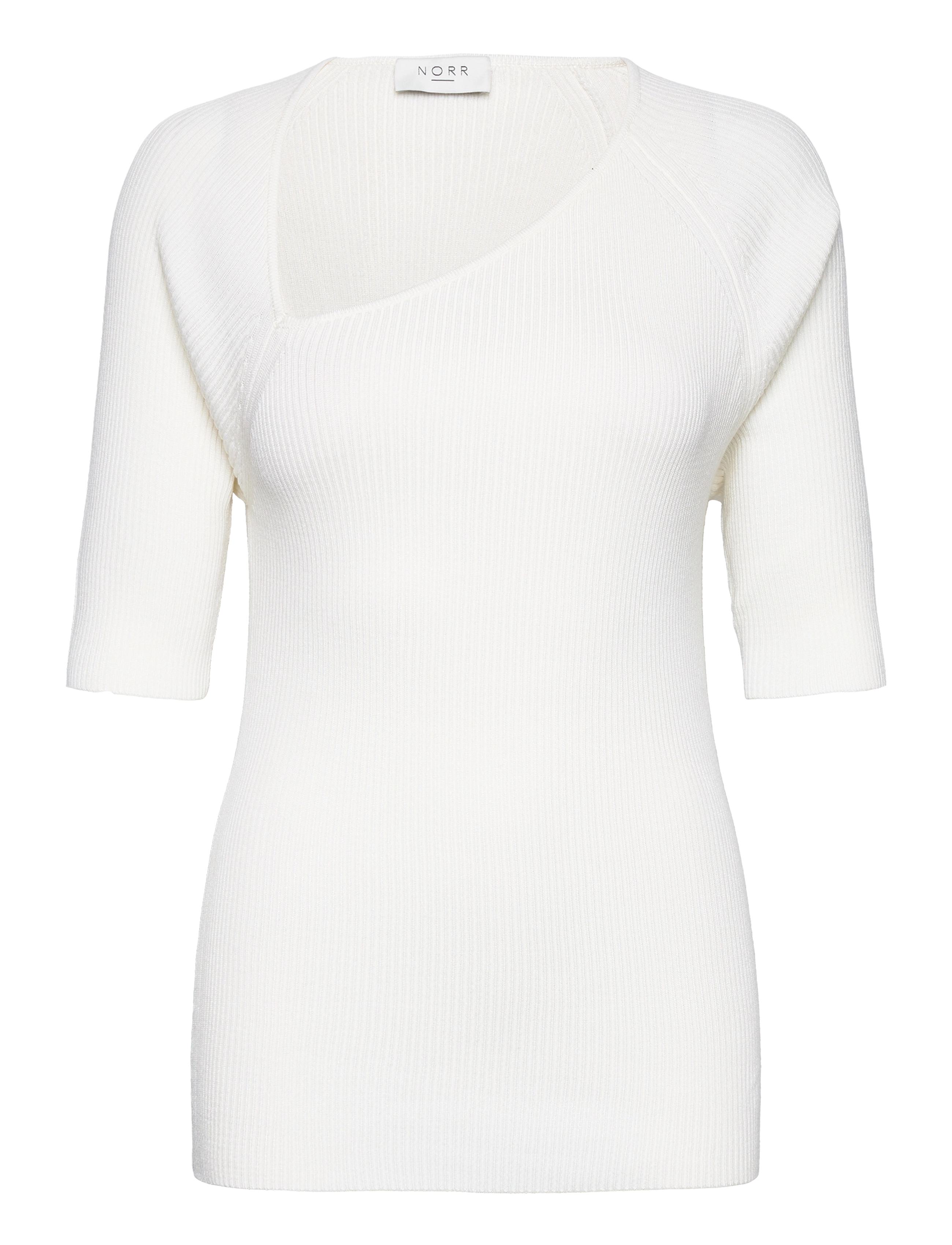 NORR Sherry Knit Tee Weiß - 40 - Damen