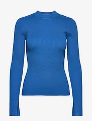 NORR - Sherry slit top - sweaters - royal blue - 0