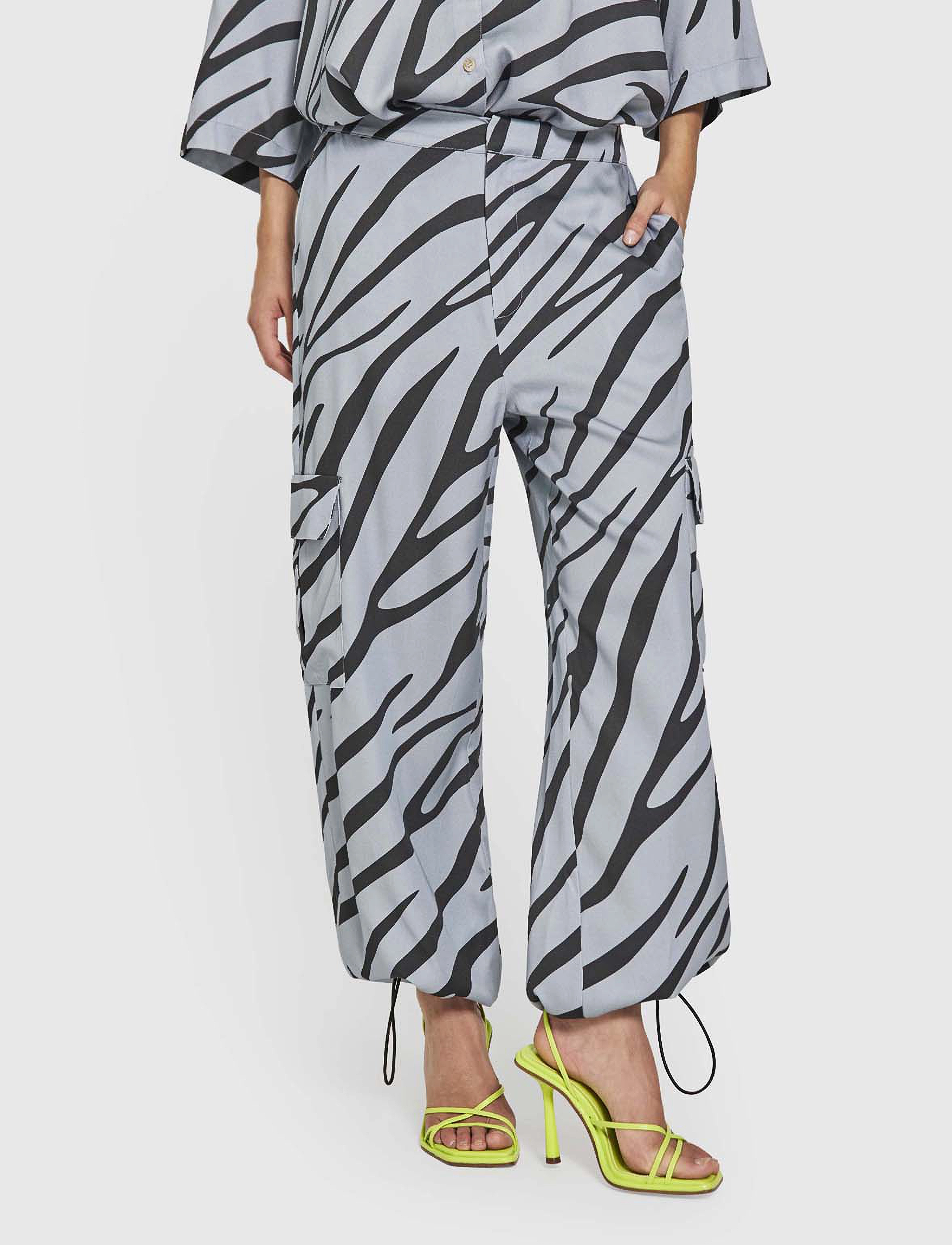 NORR - Tikka pants - cargo-hosen - zebra print - 3