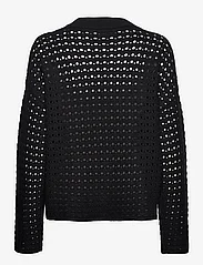 NORR - Crome knit top - megzti drabužiai - black - 1