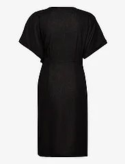 NORR - Esi wrap dress - susiaučiamosios suknelės - black - 1