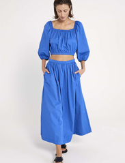 NORR - Nicole maxi skirt - ibiza blue - 2