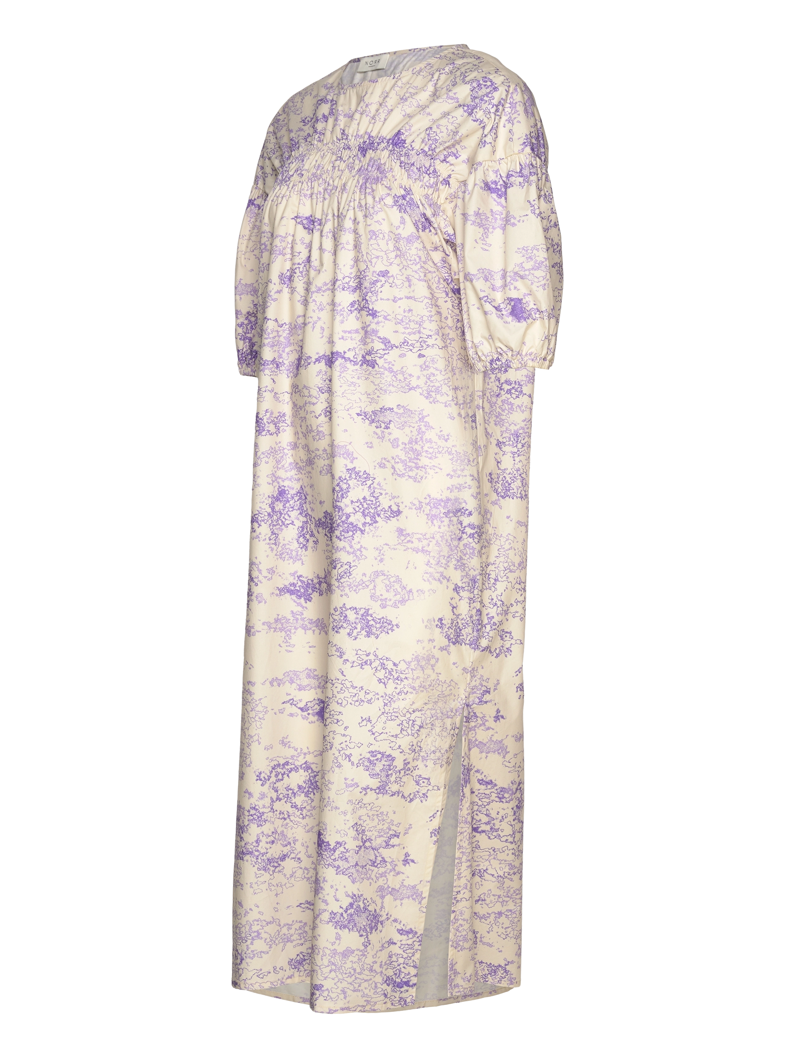 NORR - Wishfull dress - t-shirtklänningar - lavender print - 3