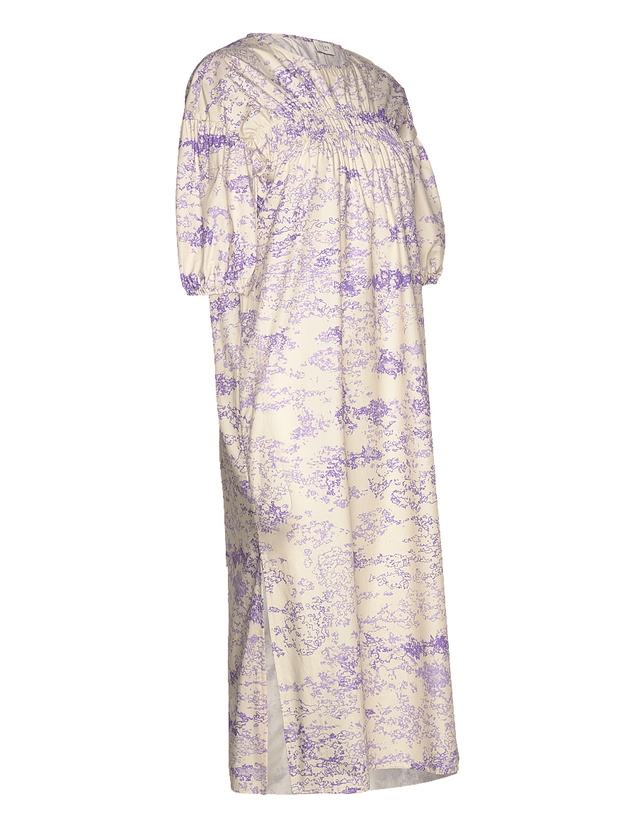 NORR - Wishfull dress - t-shirtklänningar - lavender print - 4