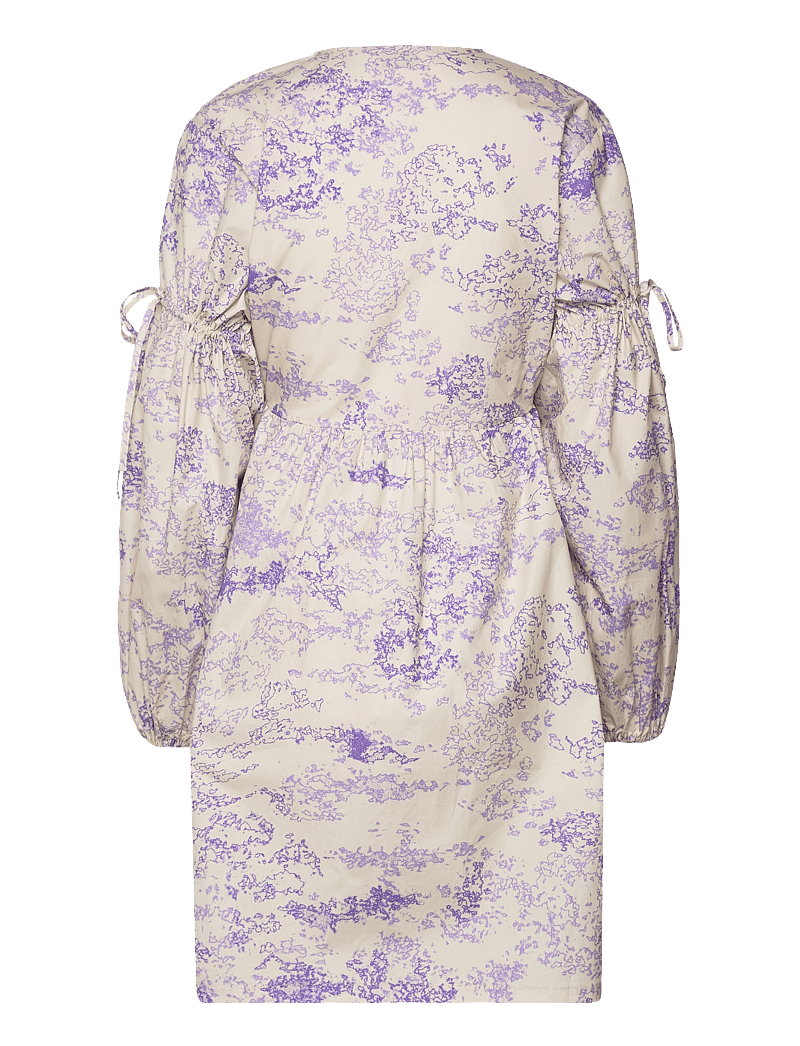NORR - Wishfull wrap dress - wrap dresses - lavender print - 2