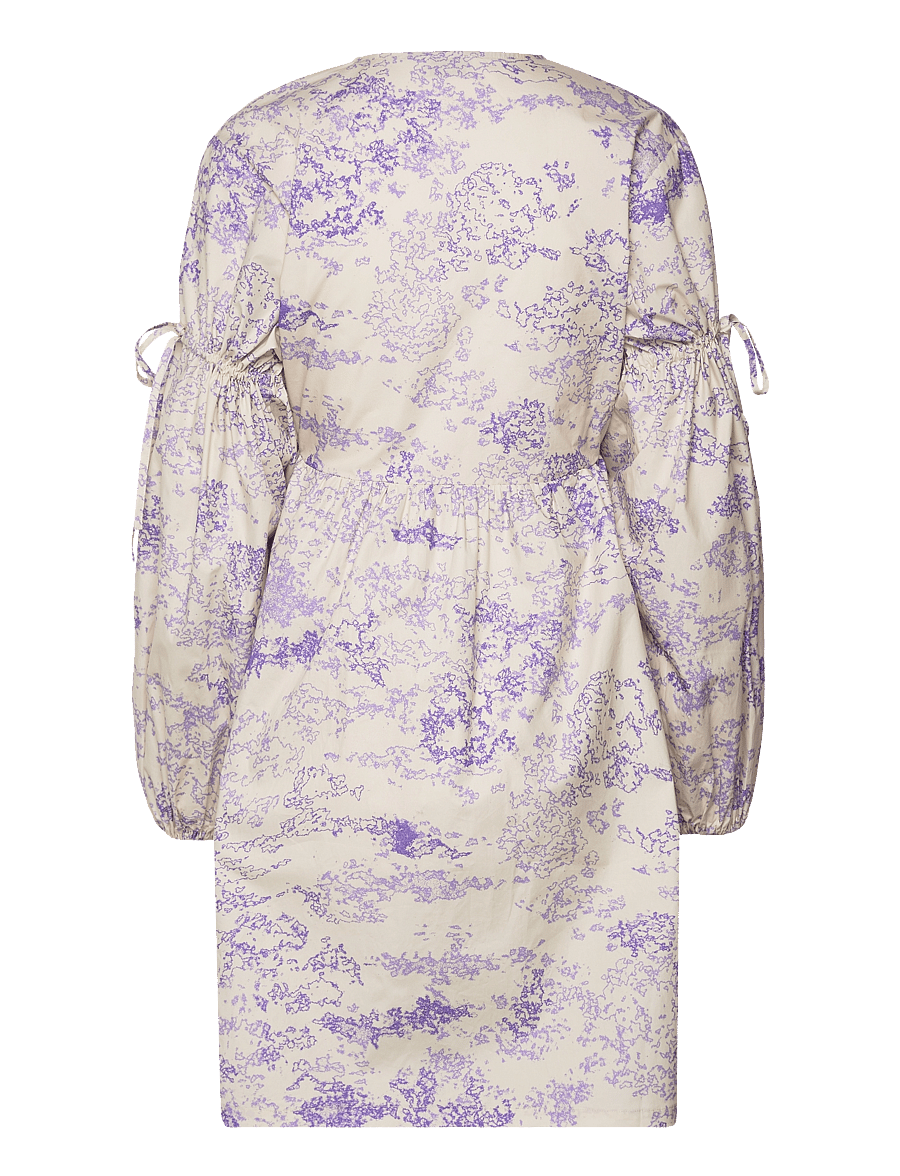NORR - Wishfull wrap dress - lavender print - 2