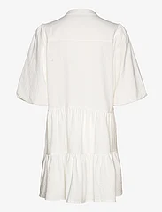 NORR - Fie short solid SS dress - skjortekjoler - white - 1