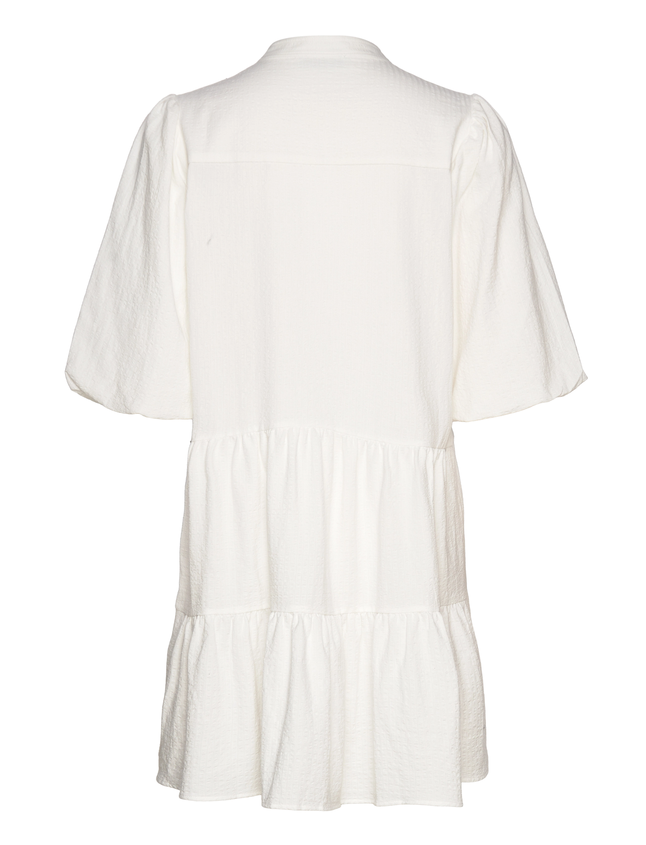 NORR - Fie short solid SS dress - white - 2
