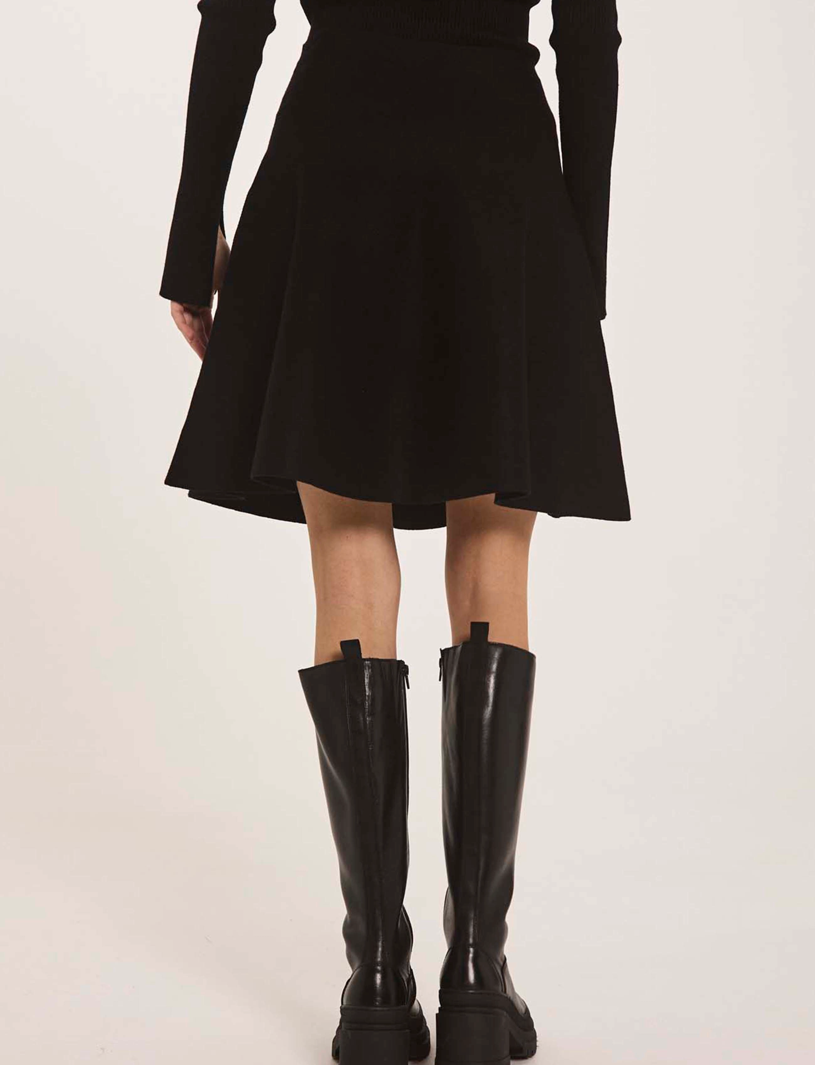 NORR - Als short knit skirt - kurze röcke - black - 3