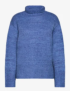 Fuscia melange knit top, NORR