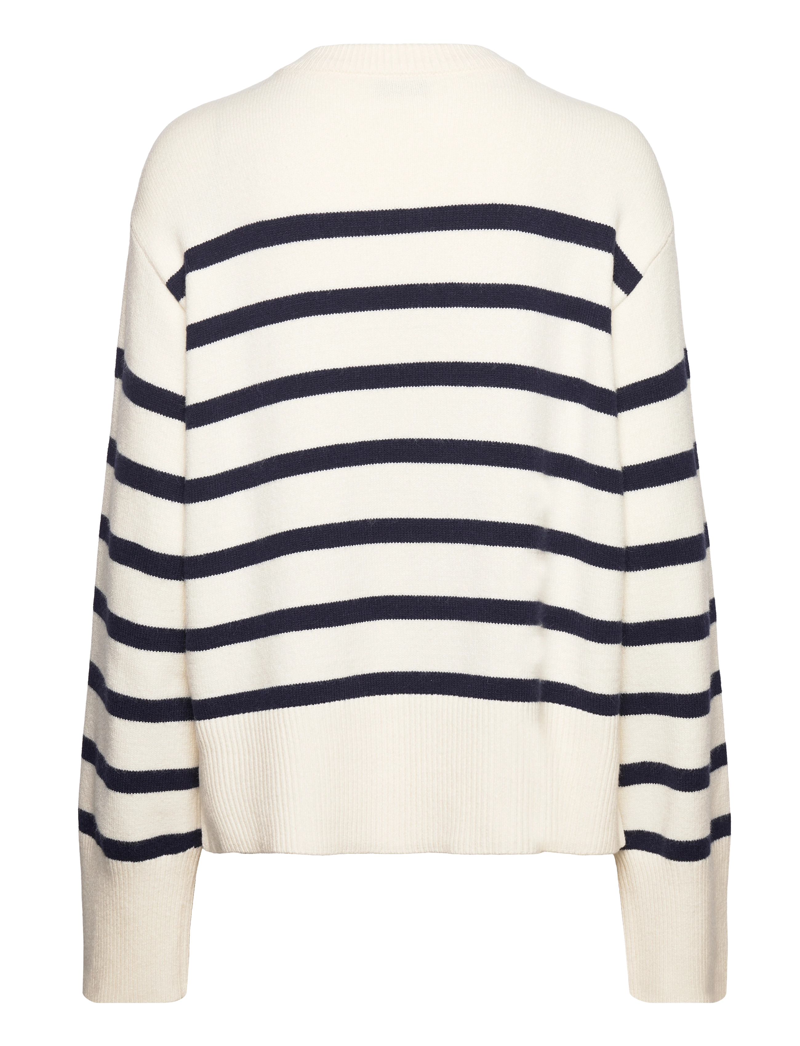 NORR - Lindsay new knit stripe top - off white comb - 2