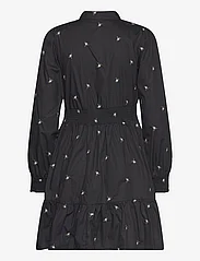 NORR - Miluna dress - skjortekjoler - black comb. - 2