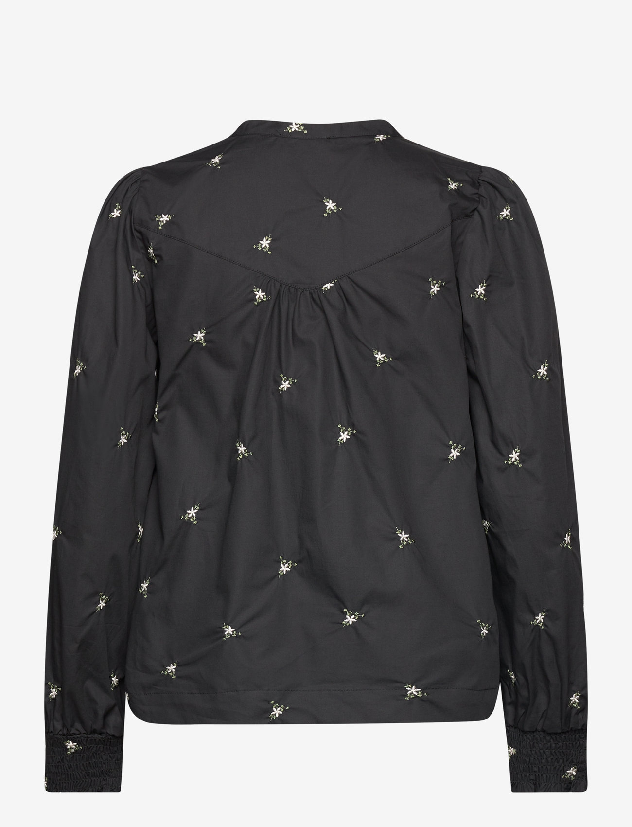 NORR - Miluna shirt - langærmede skjorter - black comb. - 2