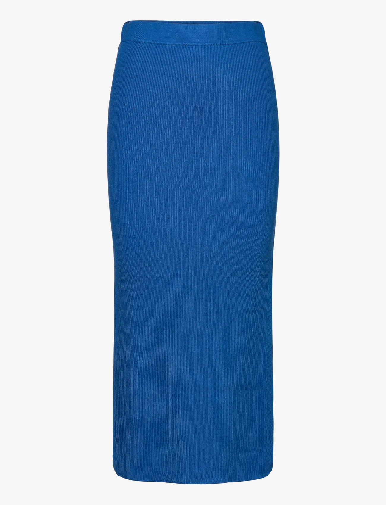 NORR - Sherry knit skirt - knitted skirts - royal blue - 0