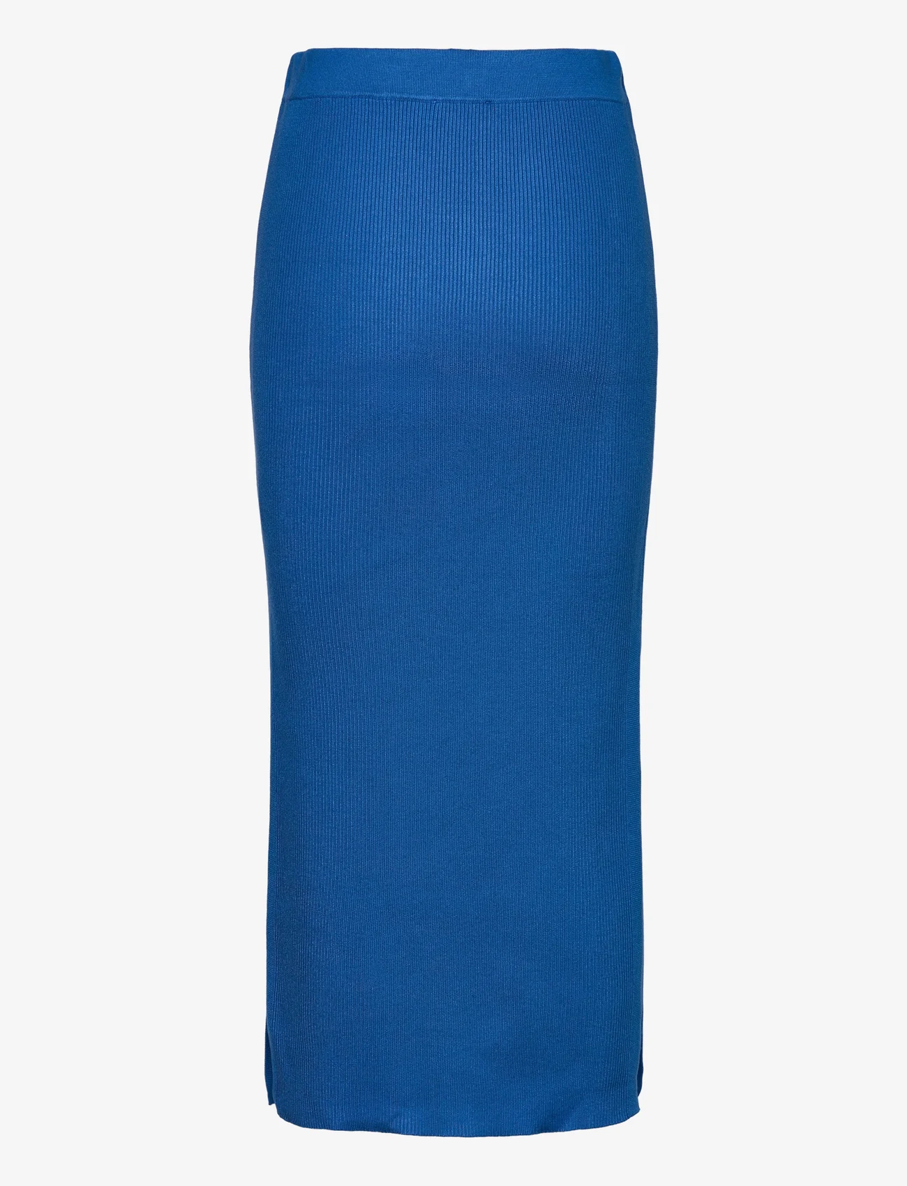 NORR - Sherry knit skirt - knitted skirts - royal blue - 1