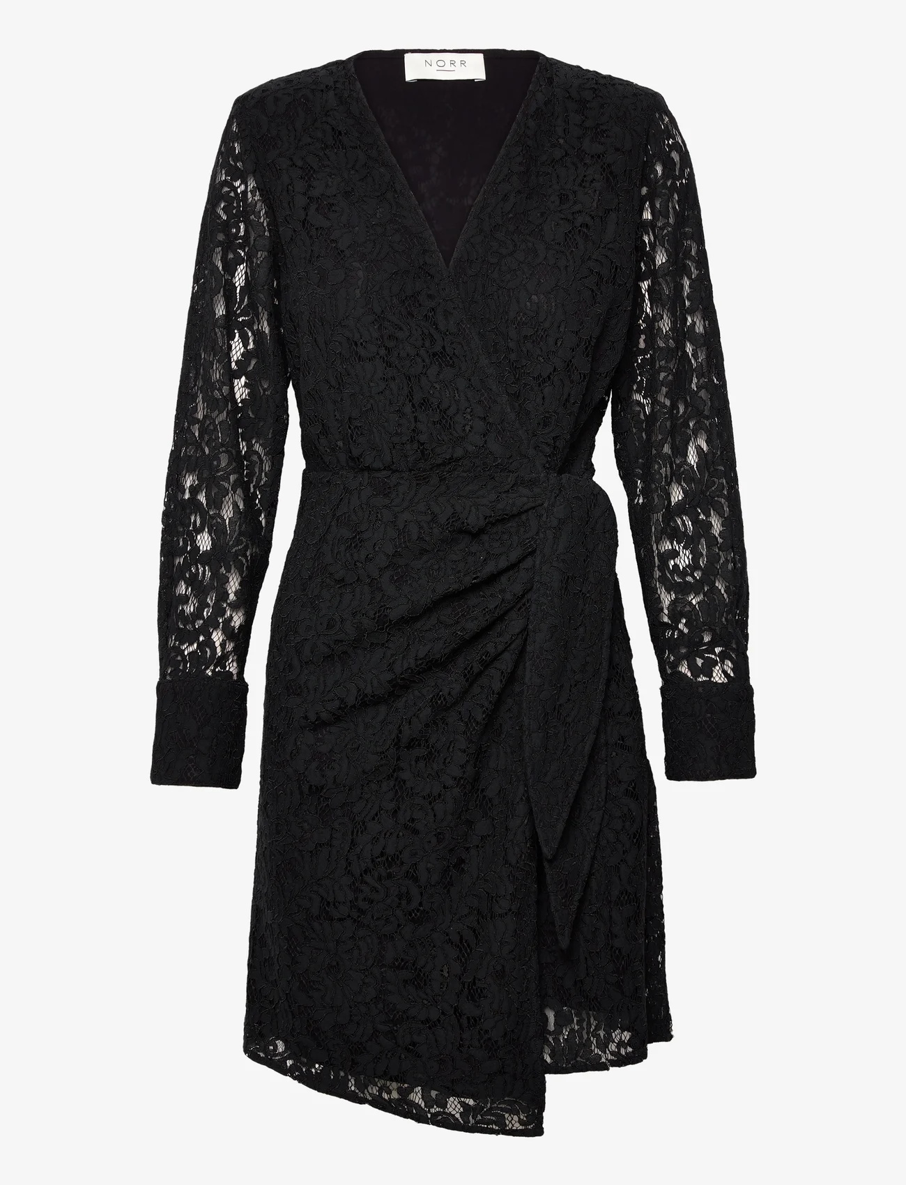 NORR - Sylvina lace dress - odzież imprezowa w cenach outletowych - black - 0