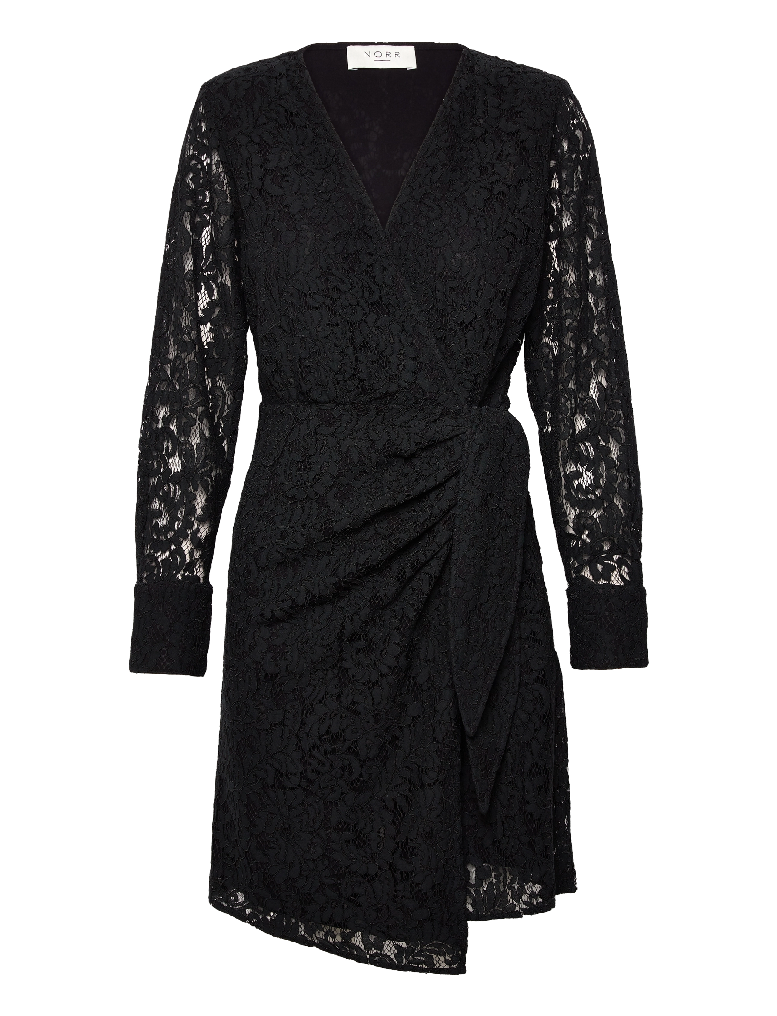NORR Sylvina lace dress - Klänningar - BLACK / black