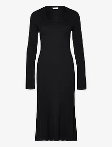 Sherry flared knit dress, NORR