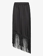 Gili fringe skirt - BLACK