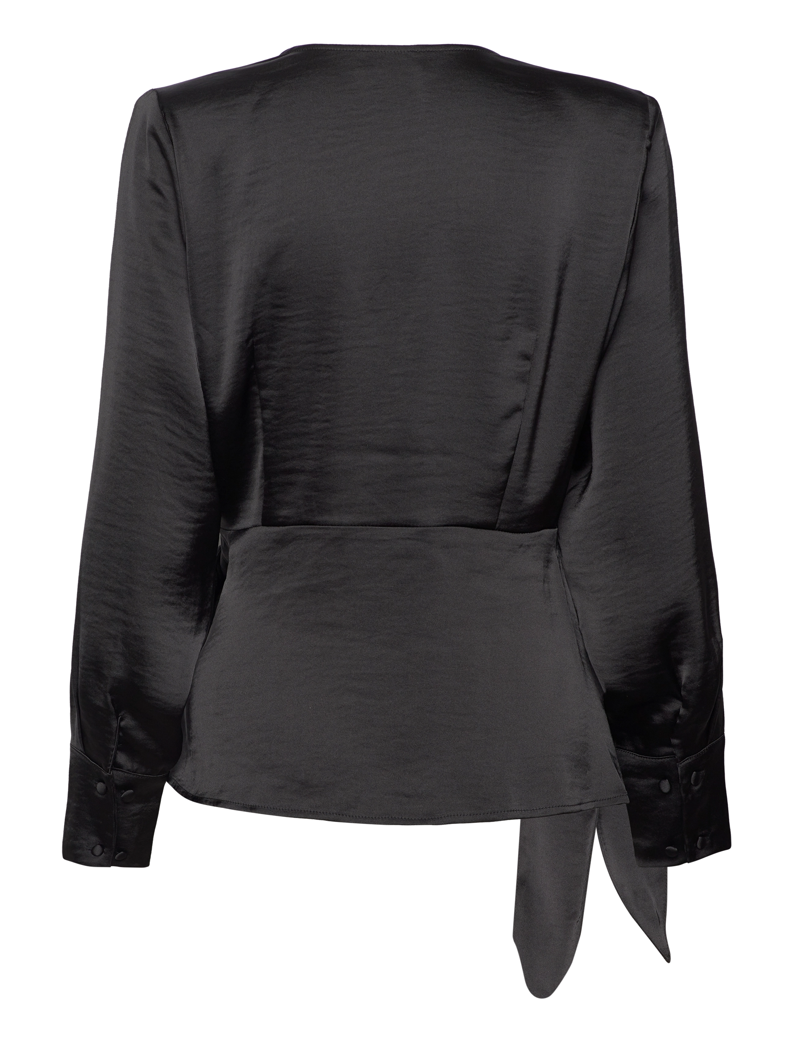 NORR - Gili wrap top - black - 1