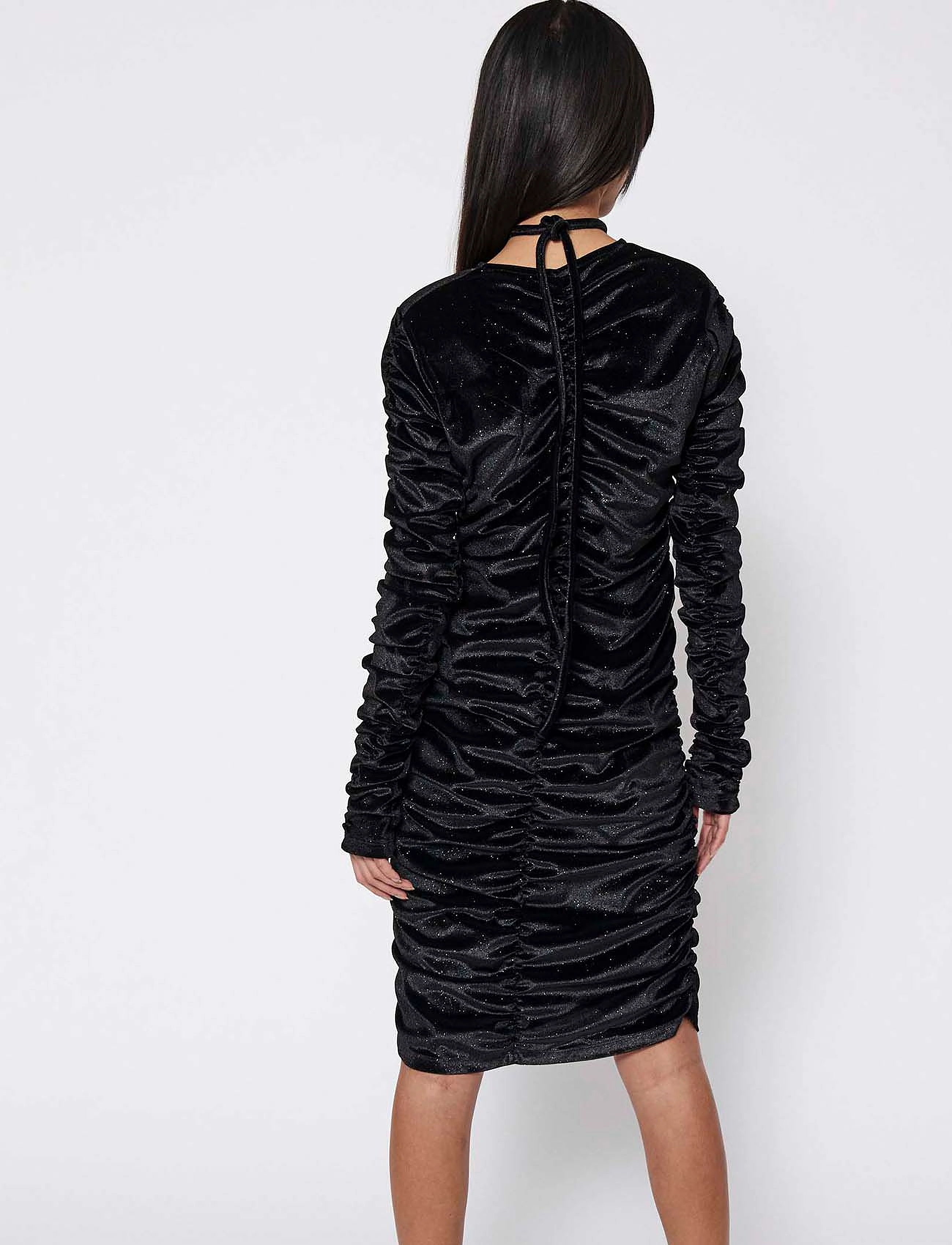 NORR - Ibiza rose dress - festtøj til outletpriser - black - 4