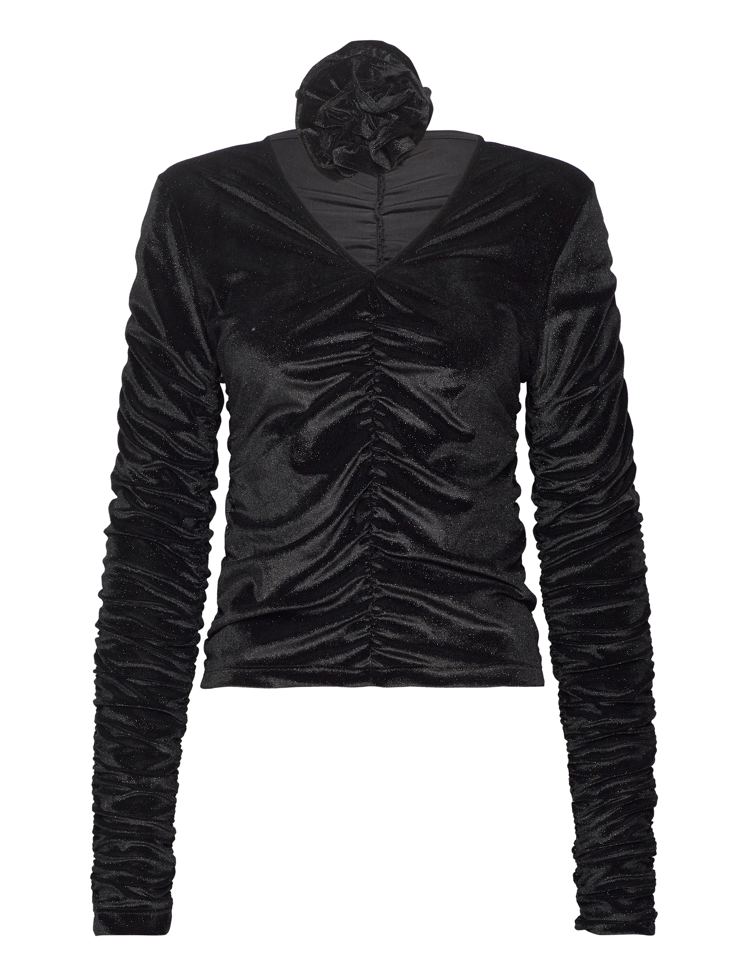 NORR Ibiza Rose Oberteil Schwarz - 42 - Damen