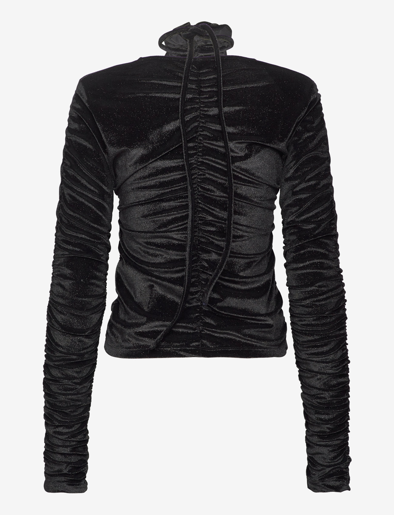 NORR - Ibiza rose top - pikkade varrukatega alussärgid - black - 2