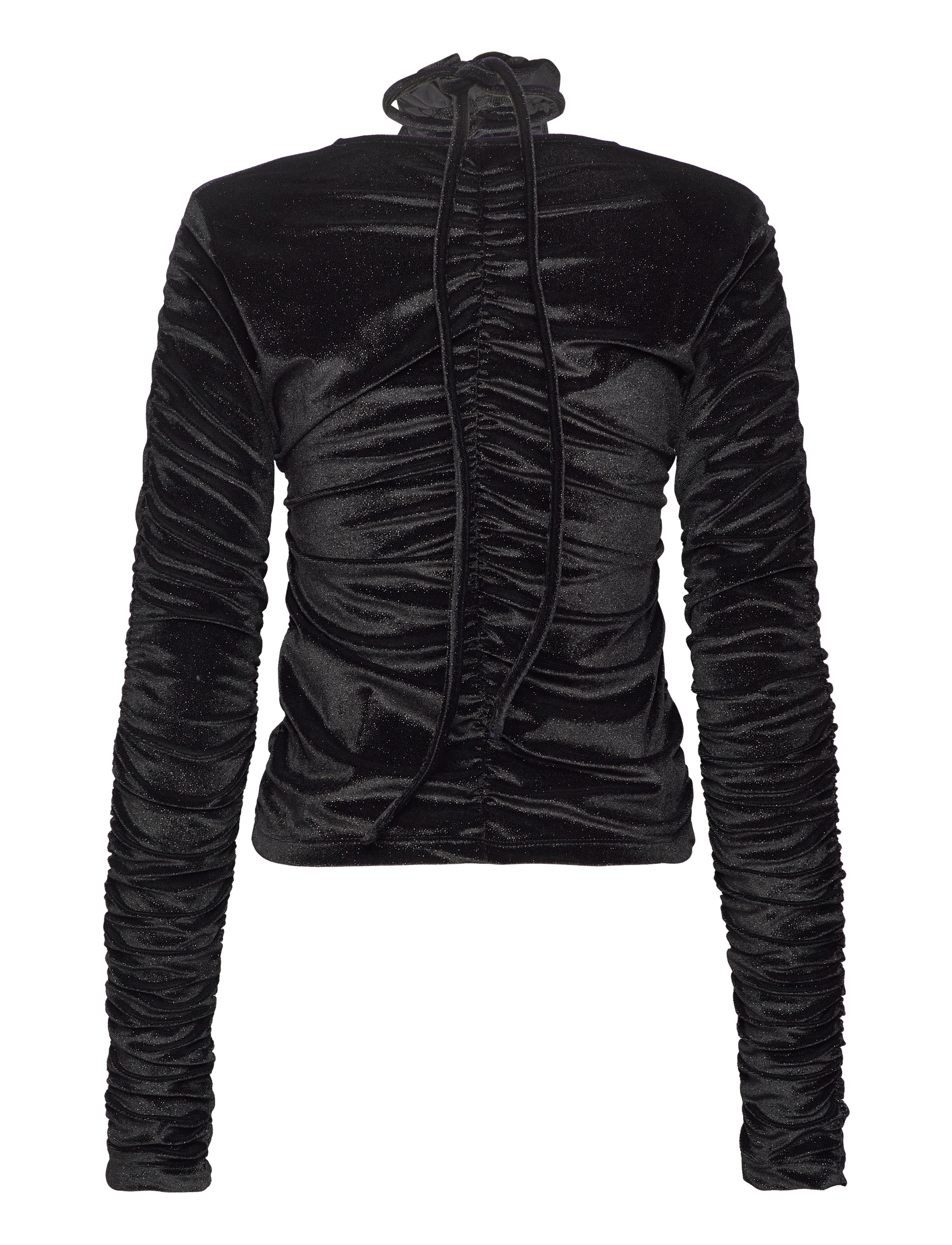 NORR - Ibiza rose top - langærmede toppe - black - 2