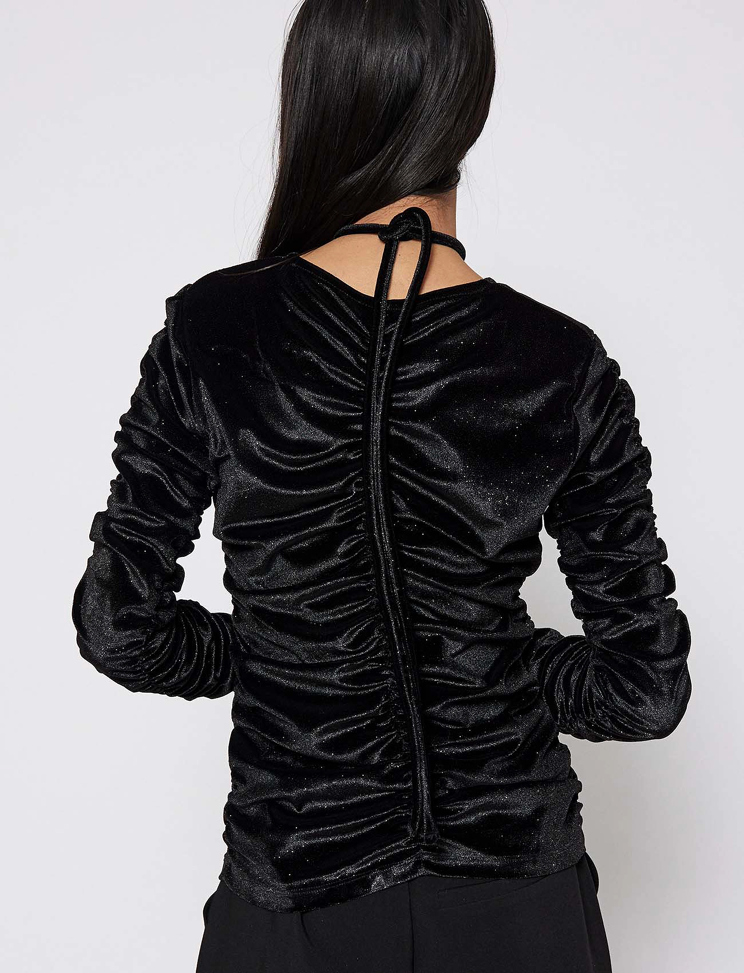 NORR - Ibiza rose top - langærmede toppe - black - 4