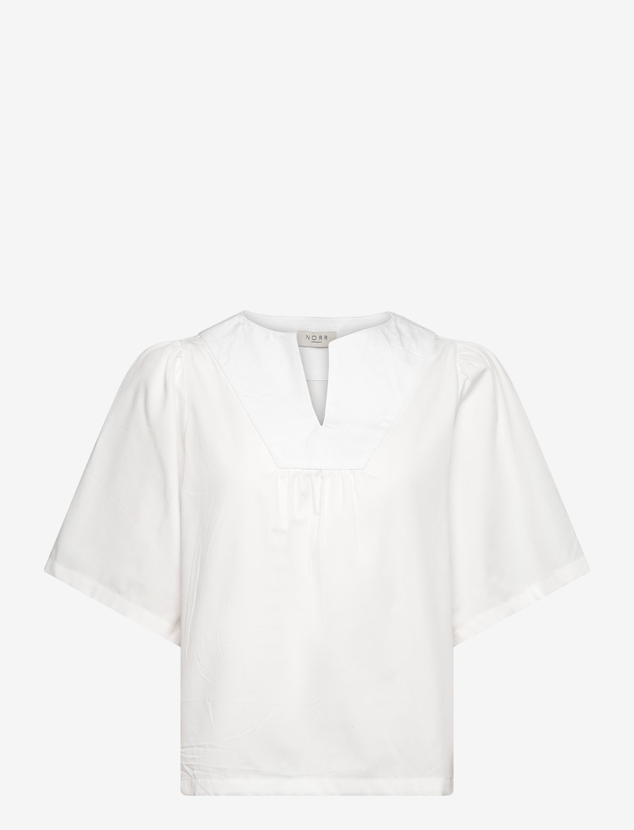 NORR - Billie 2/4 top - kurzämlige blusen - white - 0
