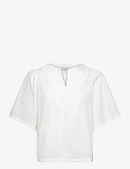 NORR - Billie 2/4 top - blouses korte mouwen - white - 0