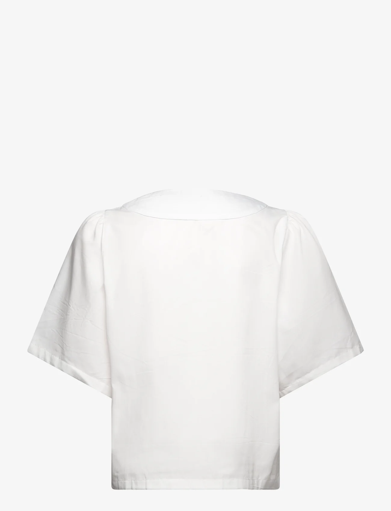 NORR - Billie 2/4 top - blouses korte mouwen - white - 1