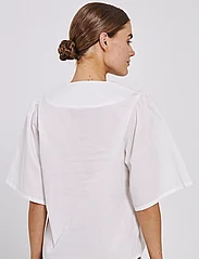 NORR - Billie 2/4 top - blouses korte mouwen - white - 3