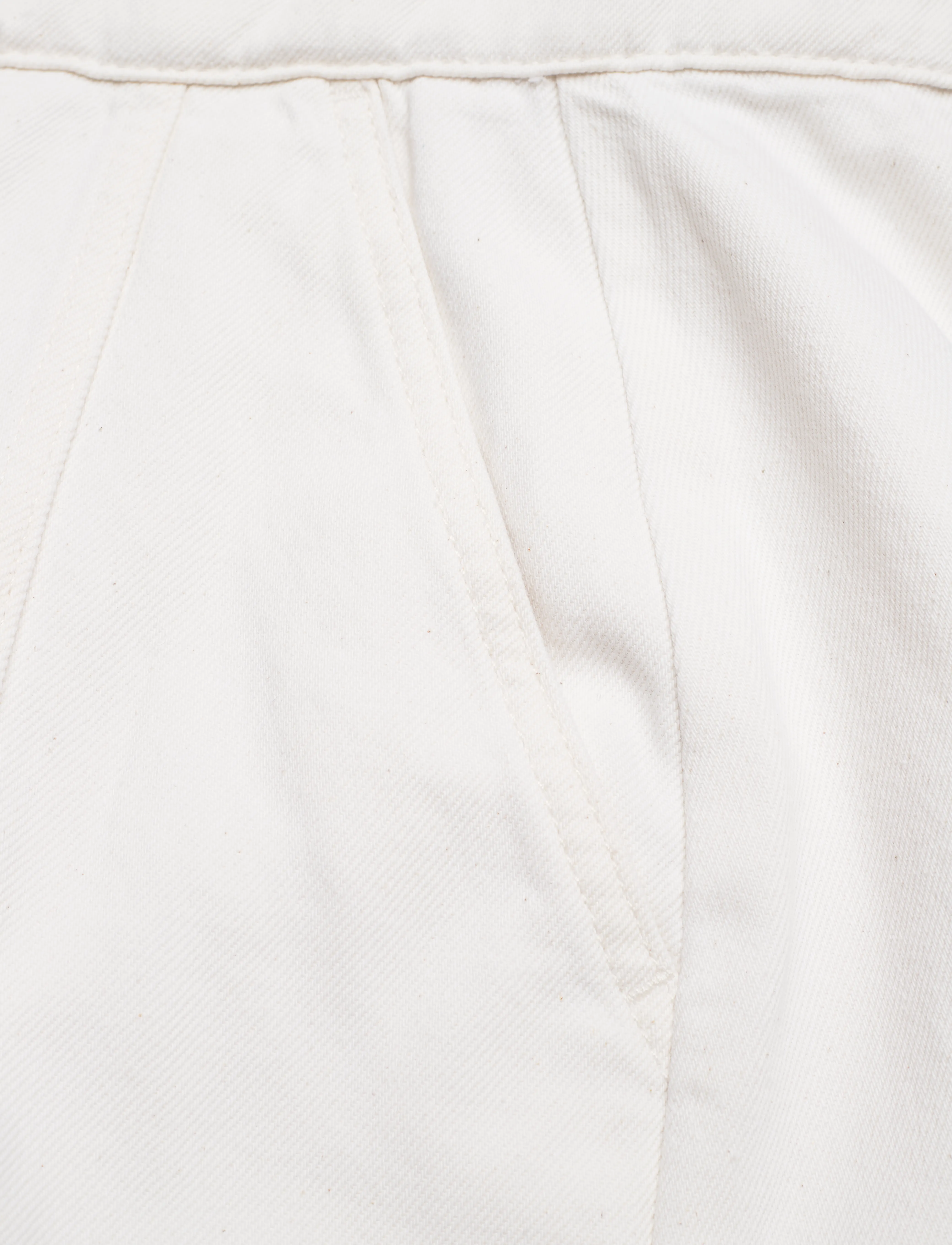 NORR - Cara short denim dress - white wash - 3