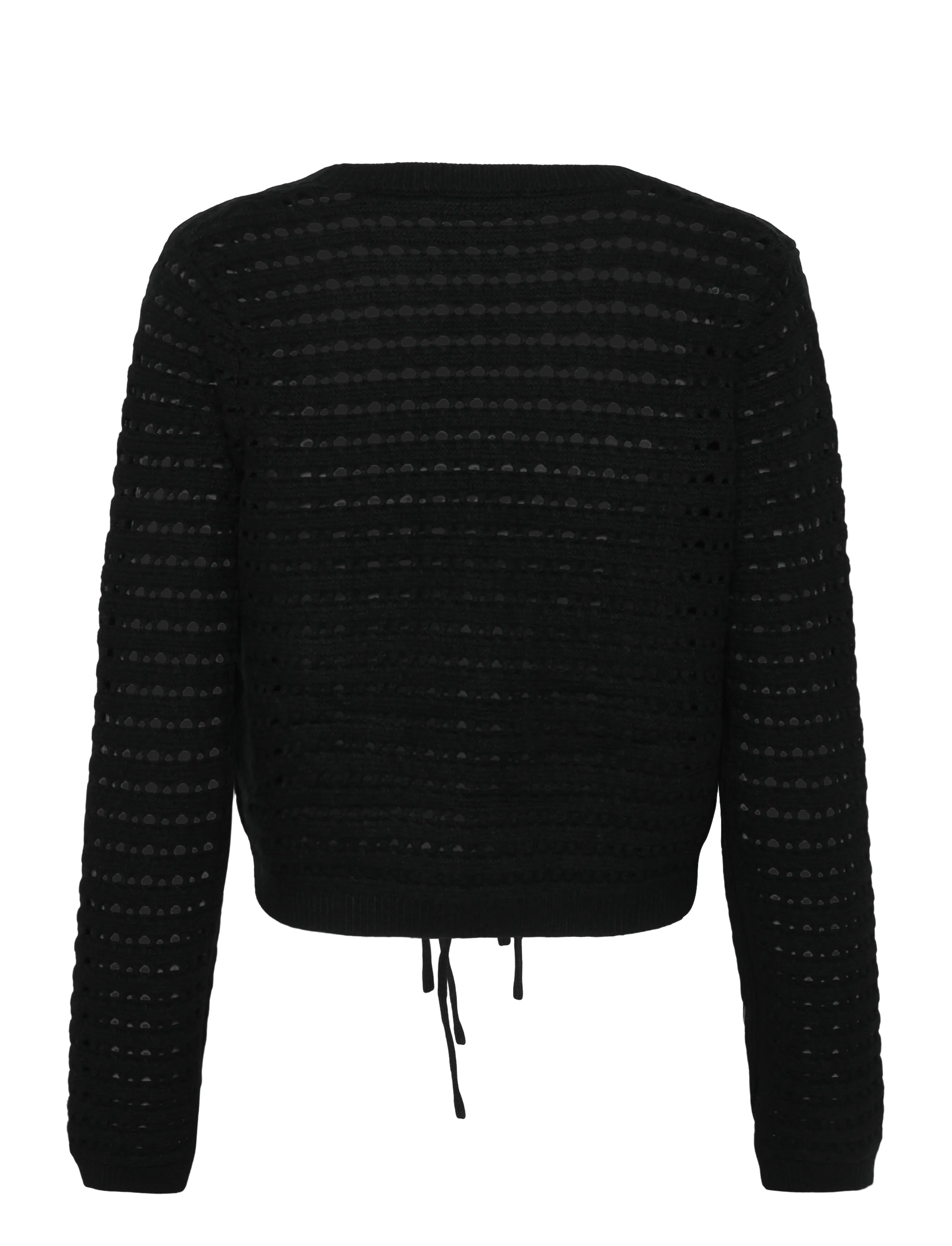 NORR - Crome knit cardigan - höstkläder - black - 1