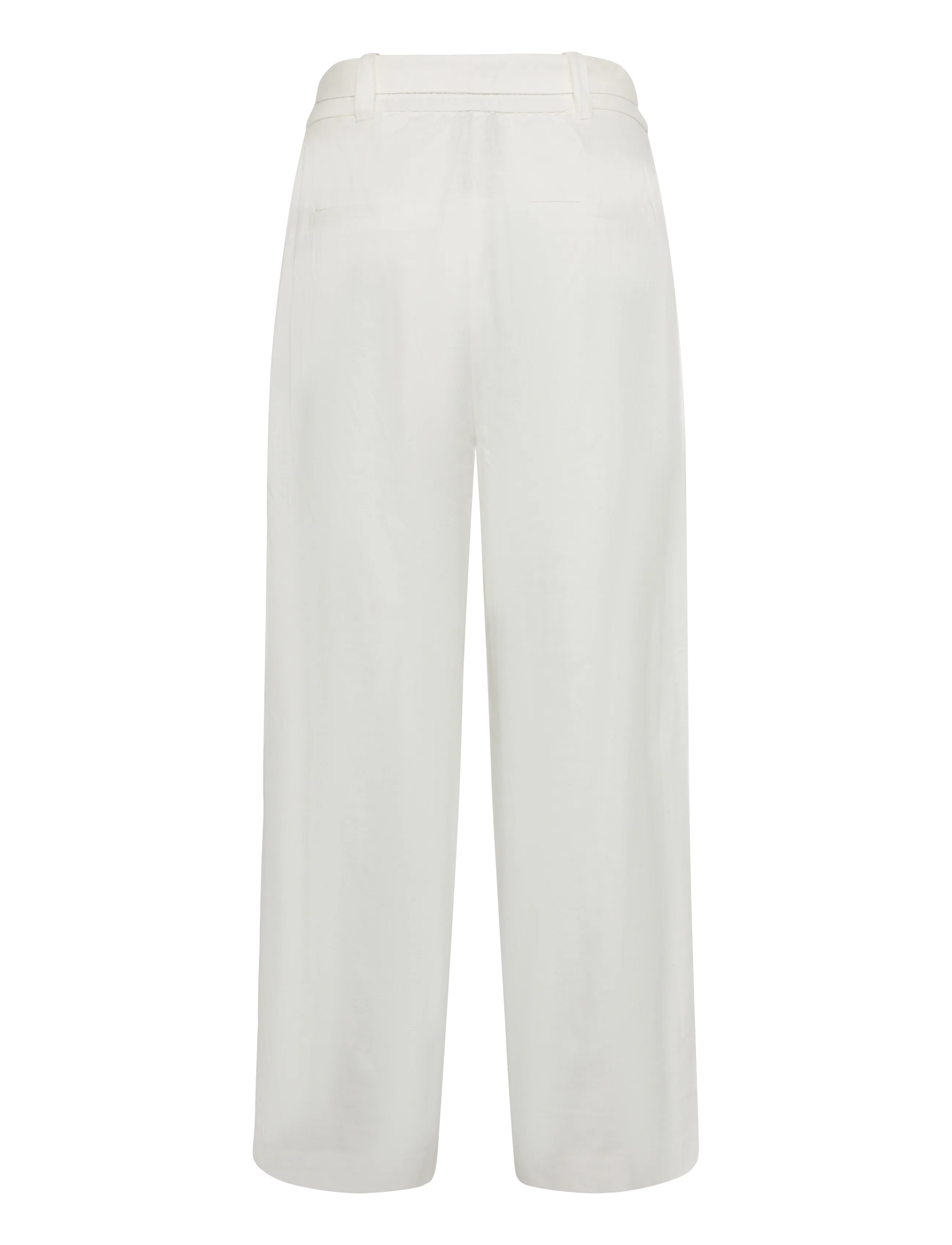 NORR - Esma wide pants - linnebyxor - off-white - 1