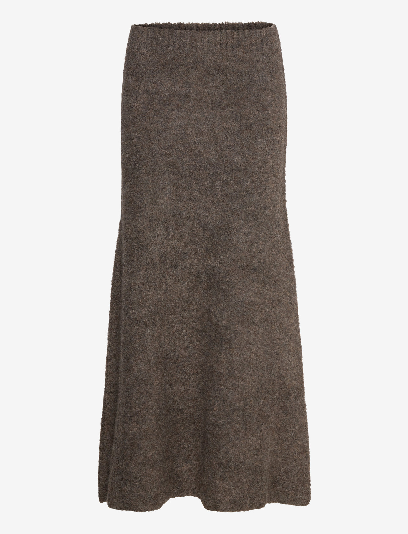 NORR - Filine knit skirt - strickröcke - dark brown - 0