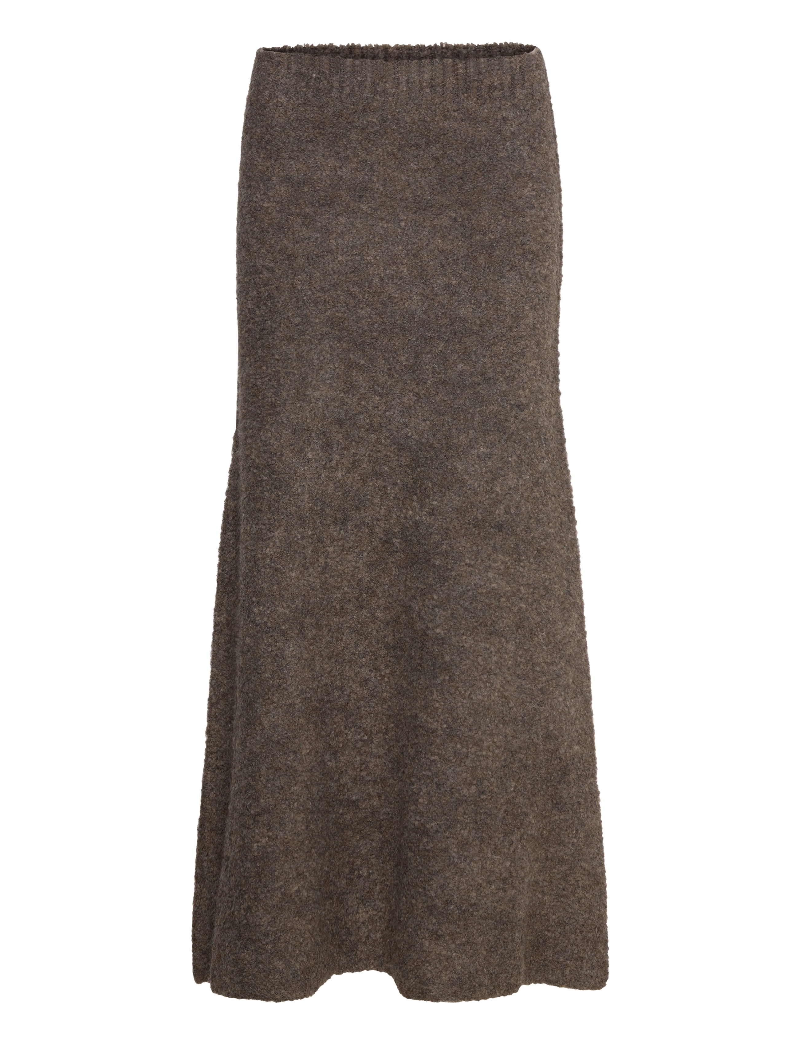 NORR Filine knit skirt - Nederdele - DARK BROWN / brown