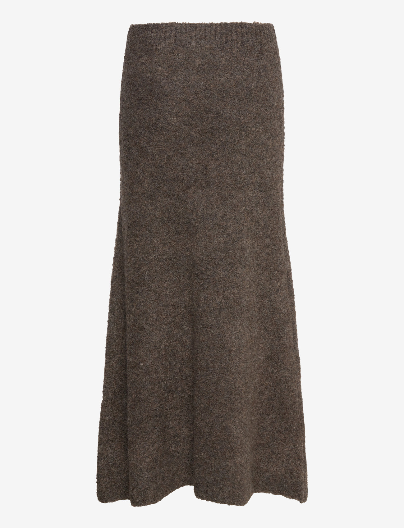 NORR - Filine knit skirt - strickröcke - dark brown - 1