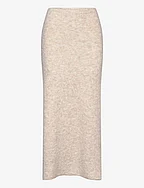 Filine knit skirt - LIGHT BEIGE