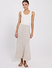 NORR - Filine knit skirt - strikkede skjørt - light beige - 2